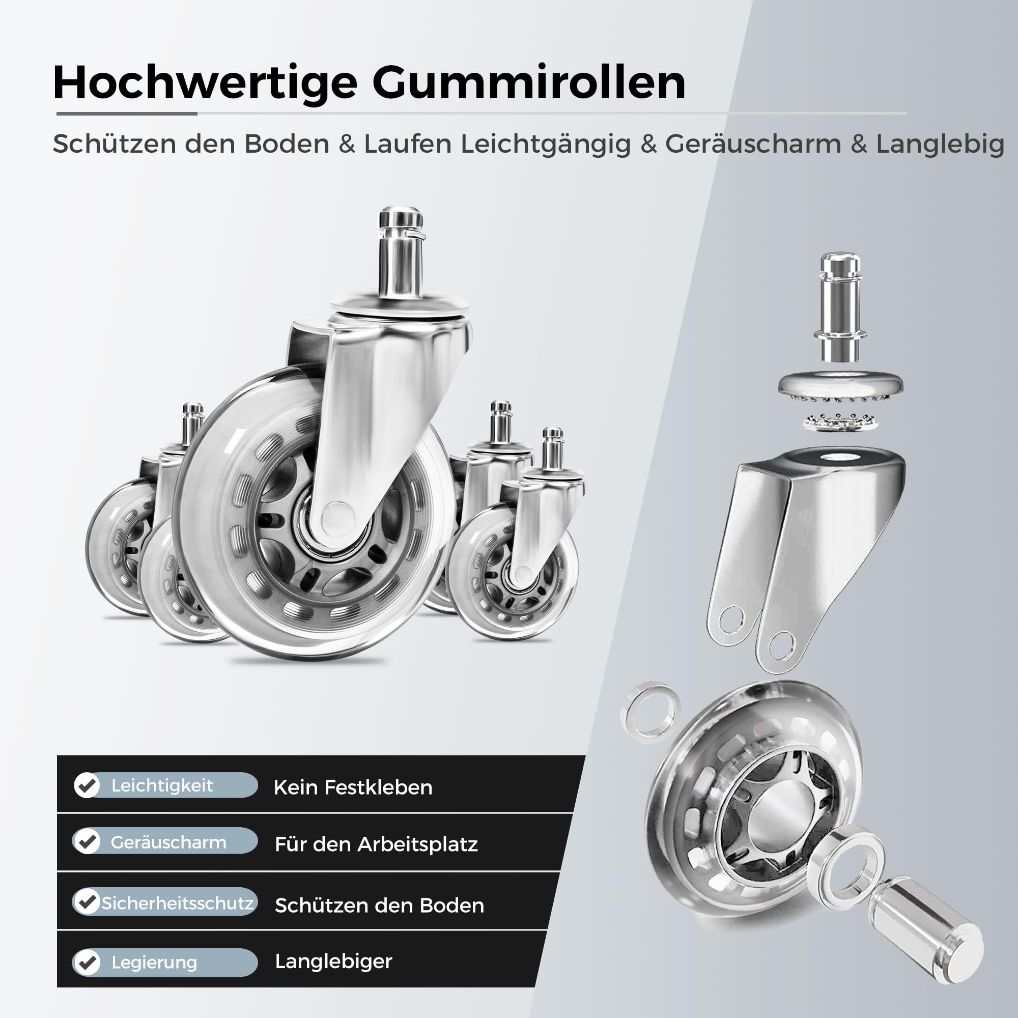 BEWISHOME Sattelhocker mit Rollen,Schwenkbarer,Verstellbarer Rollhocker, strapazierfähiges PU-Leder mit breitem Sitzpolster, ergonomisch für Schönheitssalons, Spas und Kliniken (Schwarz), EBMD01B