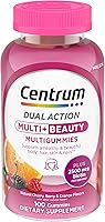 Centrum Multi+Beauty Gummy Multivitamin 100ct - Hair Skin Nails Energy Immunity Support