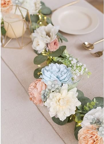 Miniatura 7 de Juego de flores artificiales a granel, rosas de espuma, flores falsas de seda, combo para el día de Pascua, hogar, cocina, boda, flores, decoración