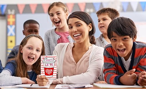 Miniatura 2 de JUESMOS Tarjetas de San Valentín para profesores, tarjetas de feliz día de San Valentín para profesores, tarjetas de felicitación de café, café con
