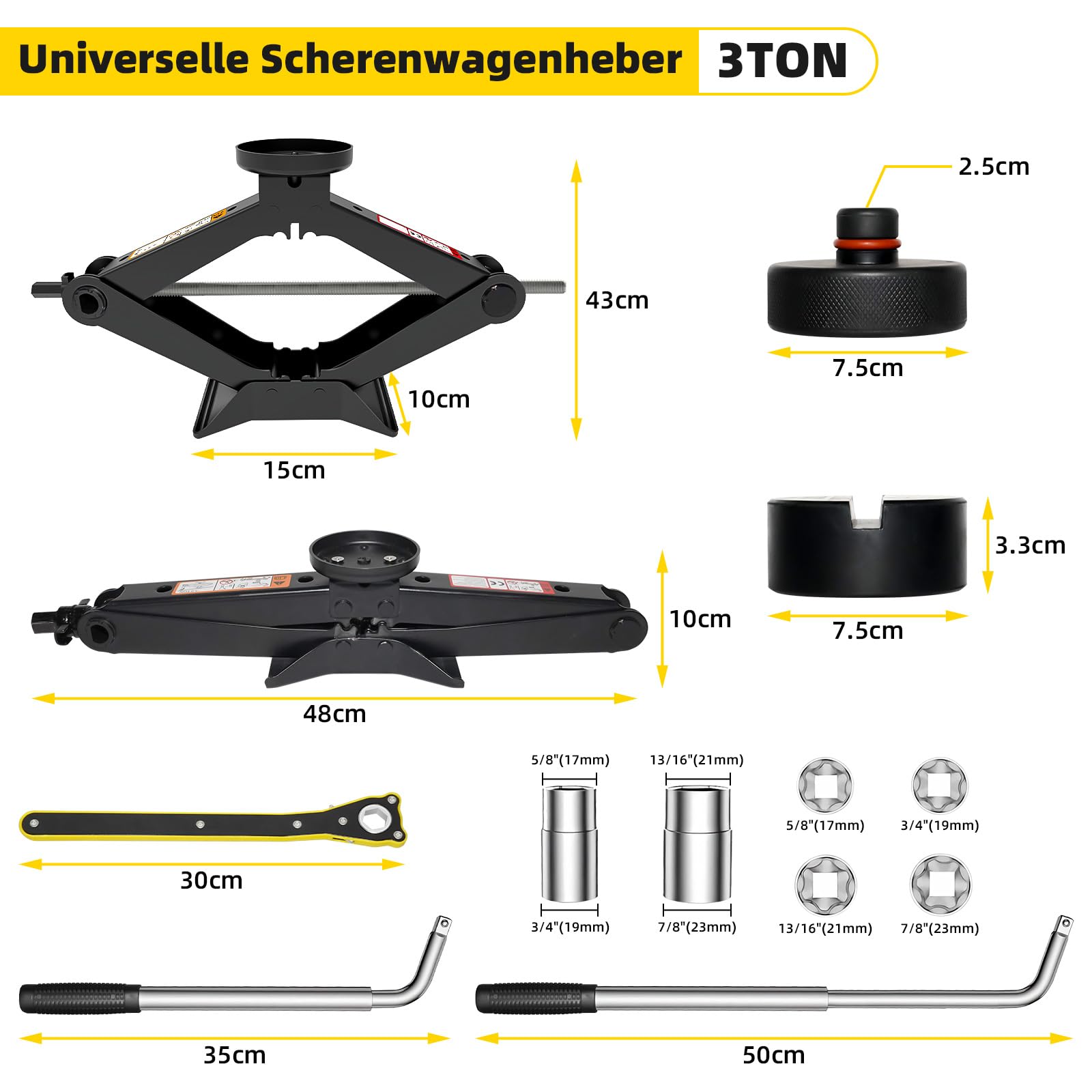 ShowEv Tesla Model Y 3 S X Rubberen pad voor autokrik