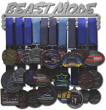 Allied Medal Hangers - Beast Mode - 12" Wide with 3 Hang Bars - Multiple Variations Offered - Medal Award Holder Display Rack 12" Wide with 3 Hang Bars