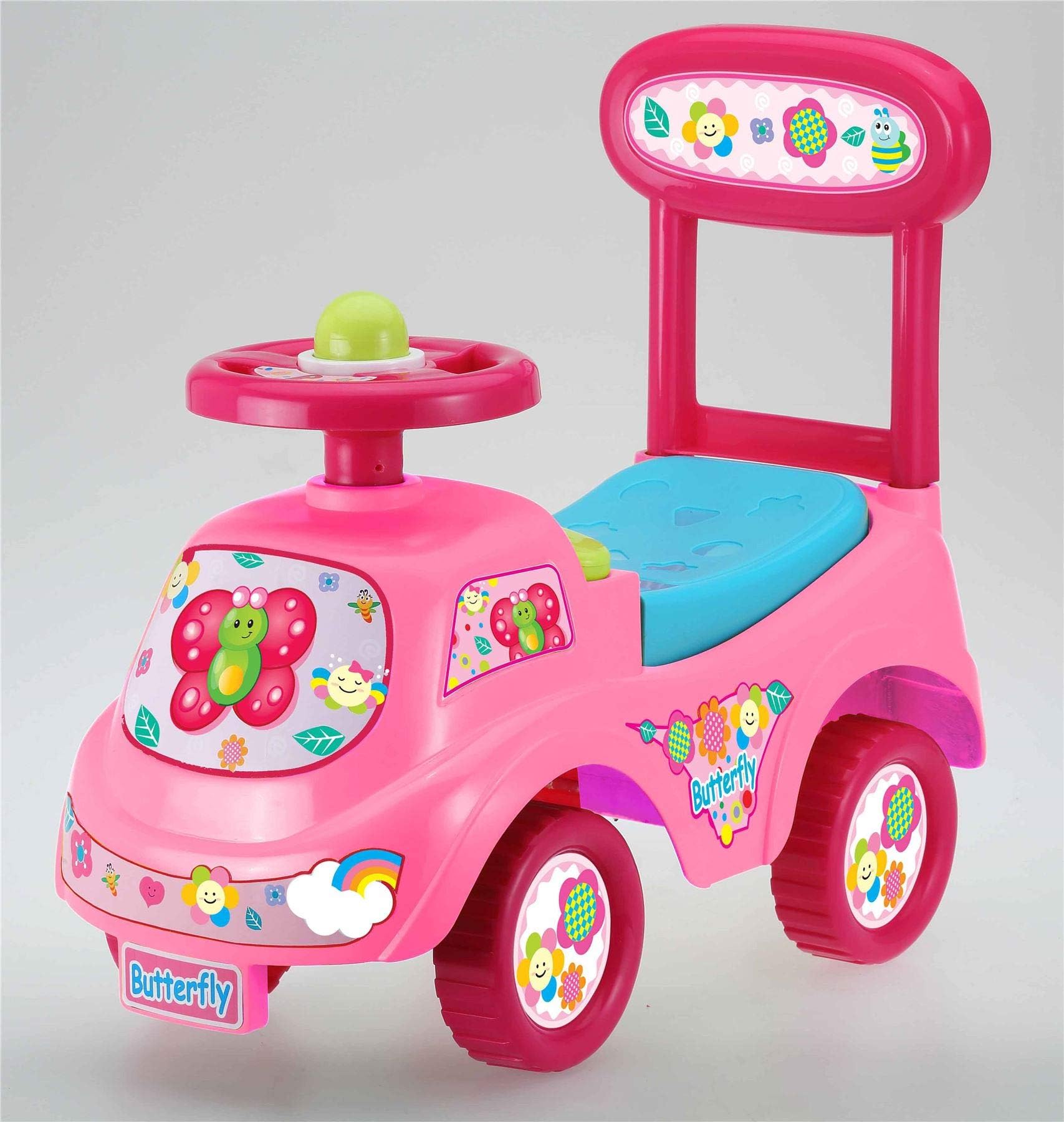 Allkindathings Push Along Sit On Ride On Car Quality Walker Toy Telephone Theme