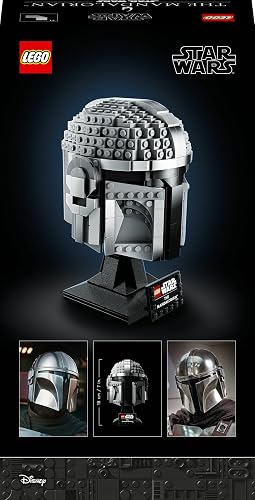 LEGO Star Wars The Mandalorian Helmet Model Building Kit, Collectible Display Set for Adults, Gift Idea for Men, Women, Him or Her 75328 - 8
