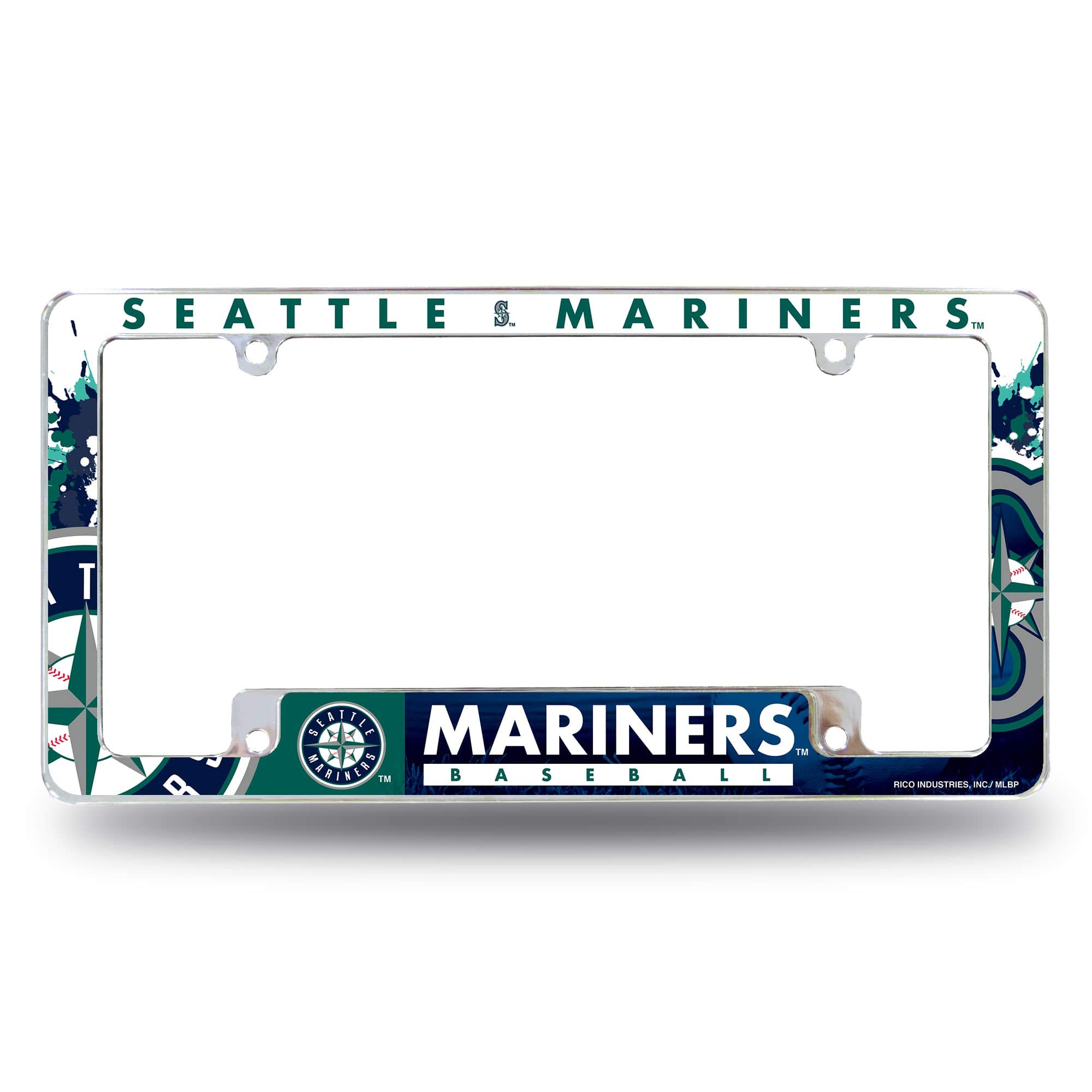 Rico Industries Seattle Mariners All Over Chrome Frame