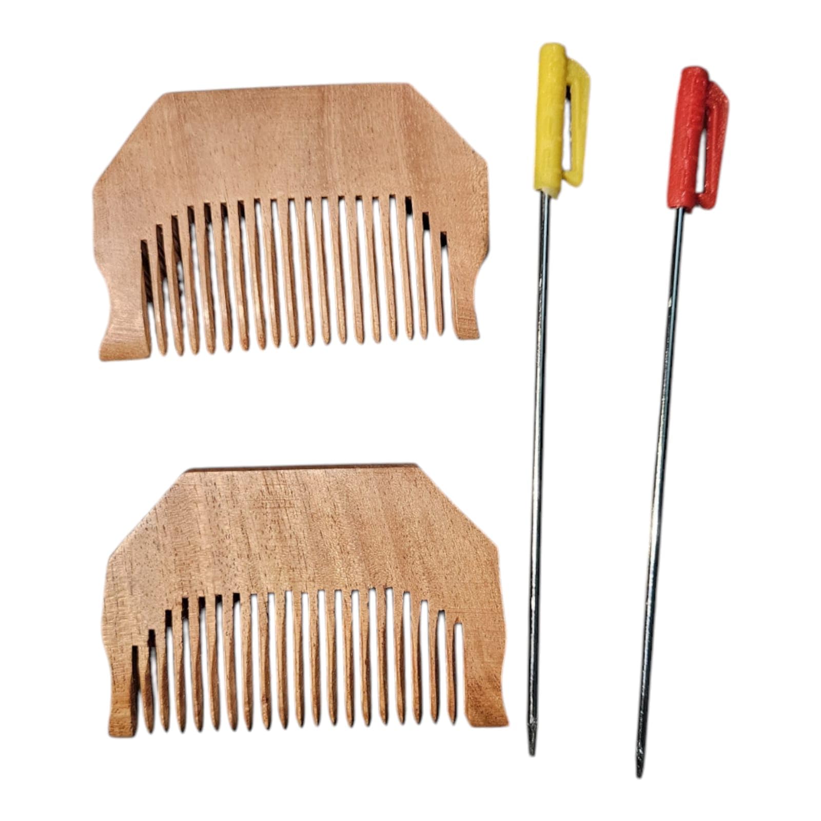 S,S Store Hair Salai & Kanga Set, Stainless Steel Salai, Baaz for Turban, Pagg, Patra. Wood Kanga, Comb for Punjabi Turban, Kesh Kanga for Hair and Beard Set of 2-picture-11