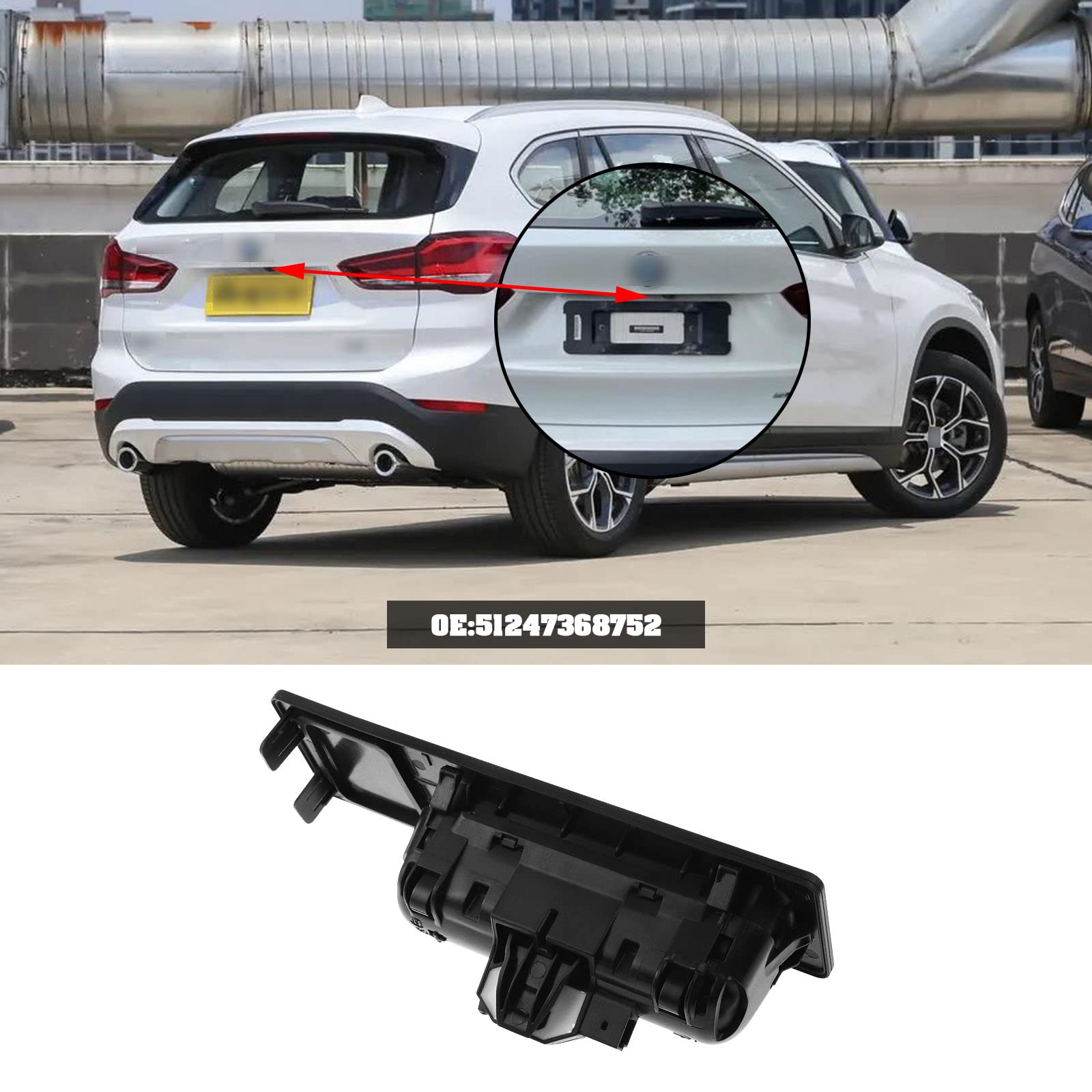 Wivplex Poignée De Déverrouillage Du Coffre Arrière For BMW