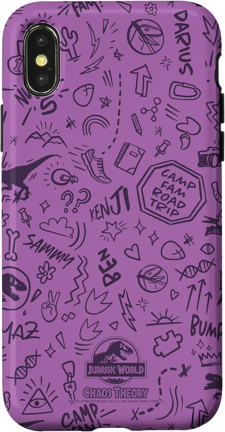 Jurassic World: Chaos Theory Sketch All Over Print Case for iPhone 17