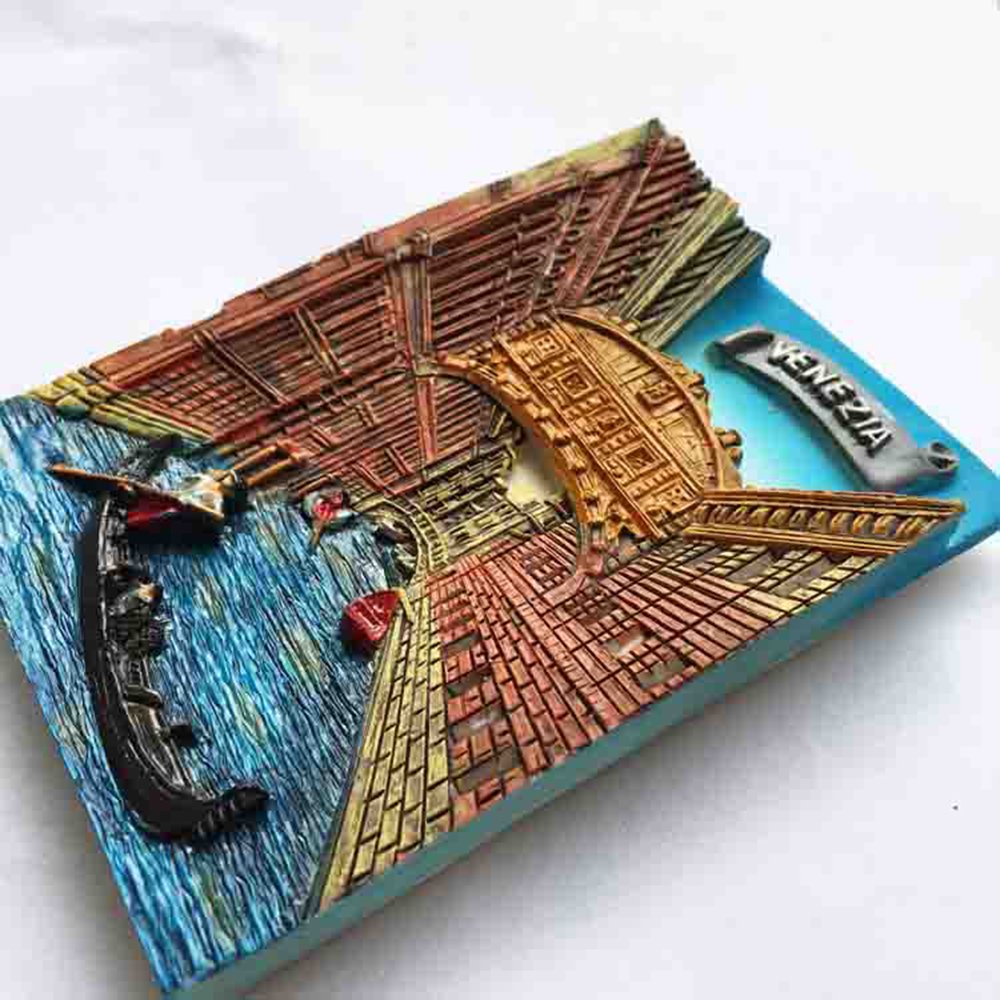 Magnete Frigorifero 3D Venezia Italia – Souvenir Artigianale In Resina – Regalo Originale E Decorazione Casa