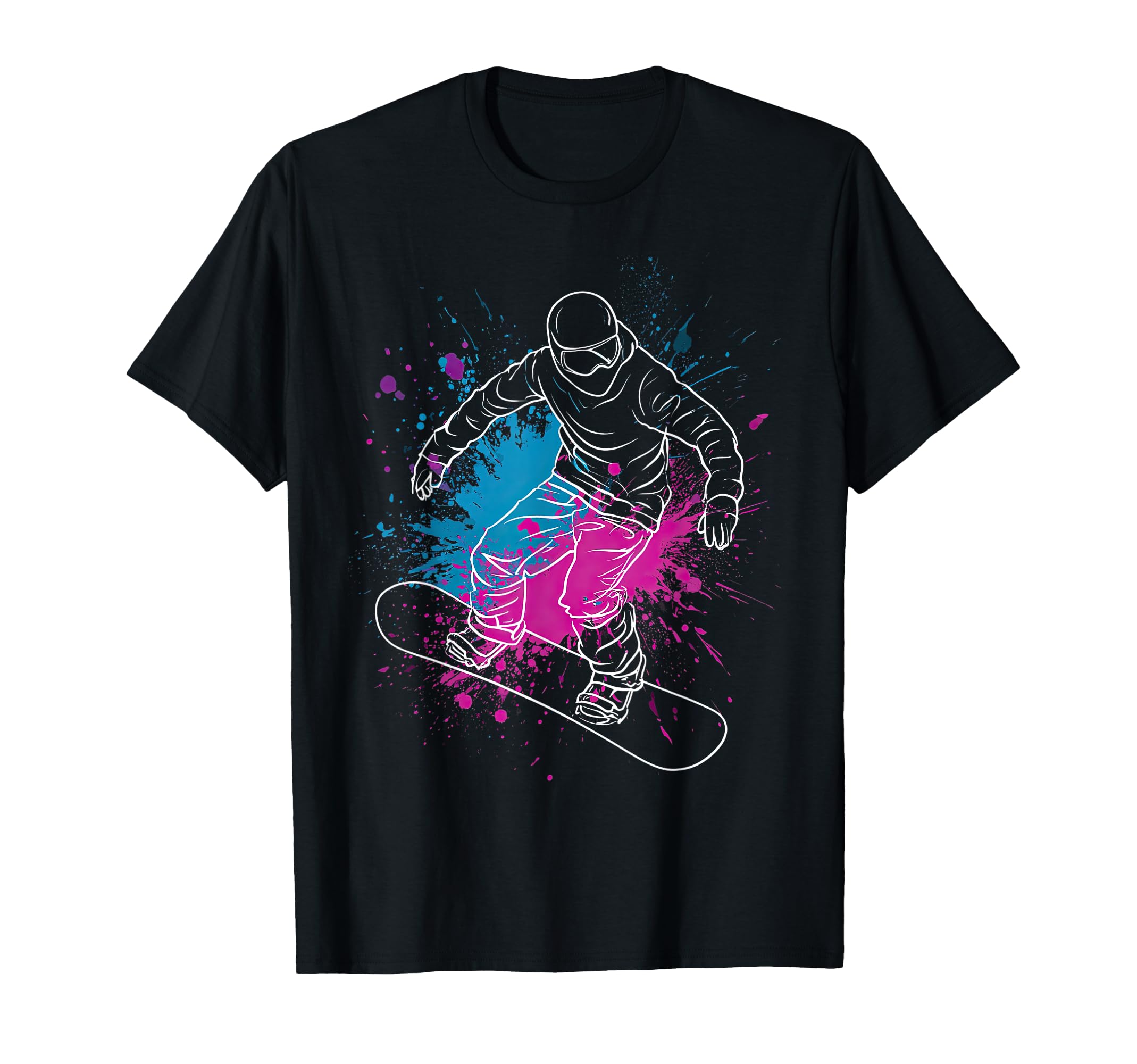 Snowboard Lover Illustration T-Shirt