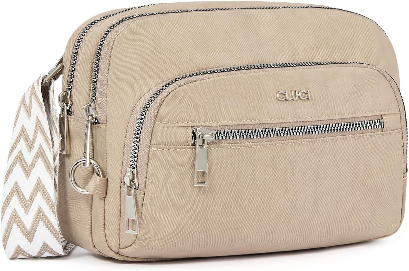 CLUCI Crossbody Bags for Women Travel,Anti Theft Crossbody Bag,Nylon Crossbody Purse,Lightweight Convertible Belt Bag RFID - Image 8