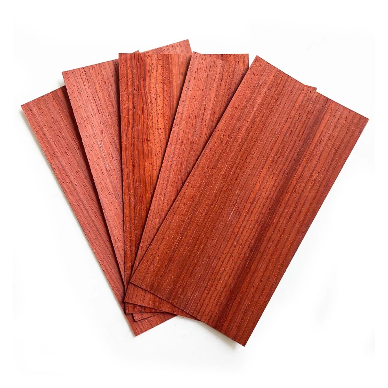 5 pezzi di impiallacciatura in legno naturale for chitarra, paletta, impiallacciatura, bordo di protezione, sottile tavola di legno, decorazione fai da te, pannello fatto a mano(Burl-9x19cm