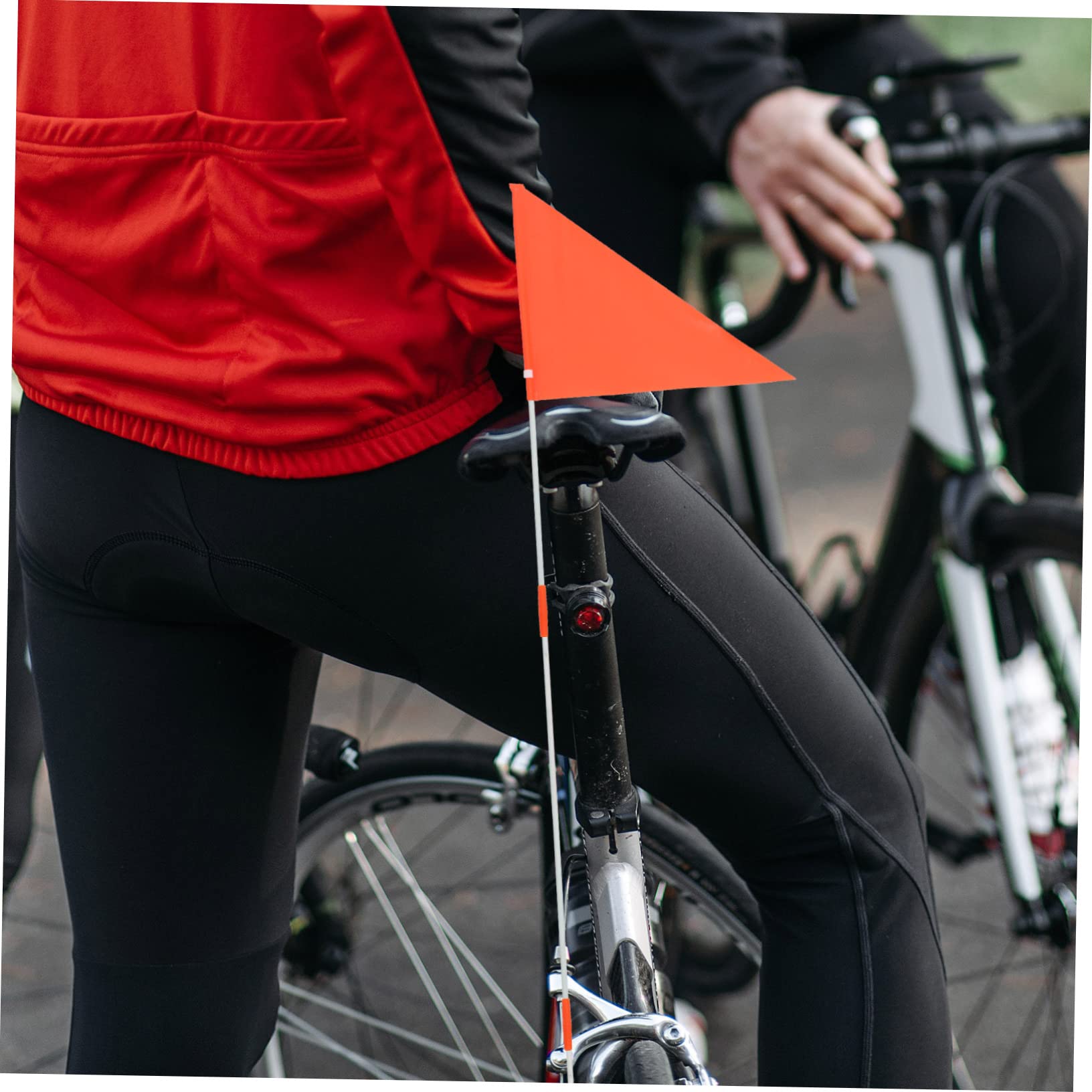 Toddmomy 5 Juegos Banderín de Seguridad para Bicicleta con Bandera Reflectante para Visible y Portable para Remolques y Accesorios de Ciclismo