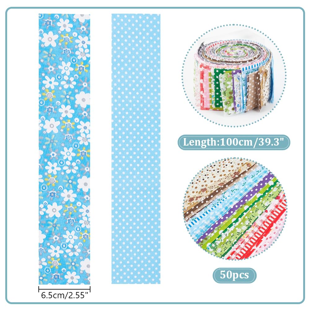 CraftsFabrics Lot De 20 Rouleaux De Papier 100 % Coton Pré