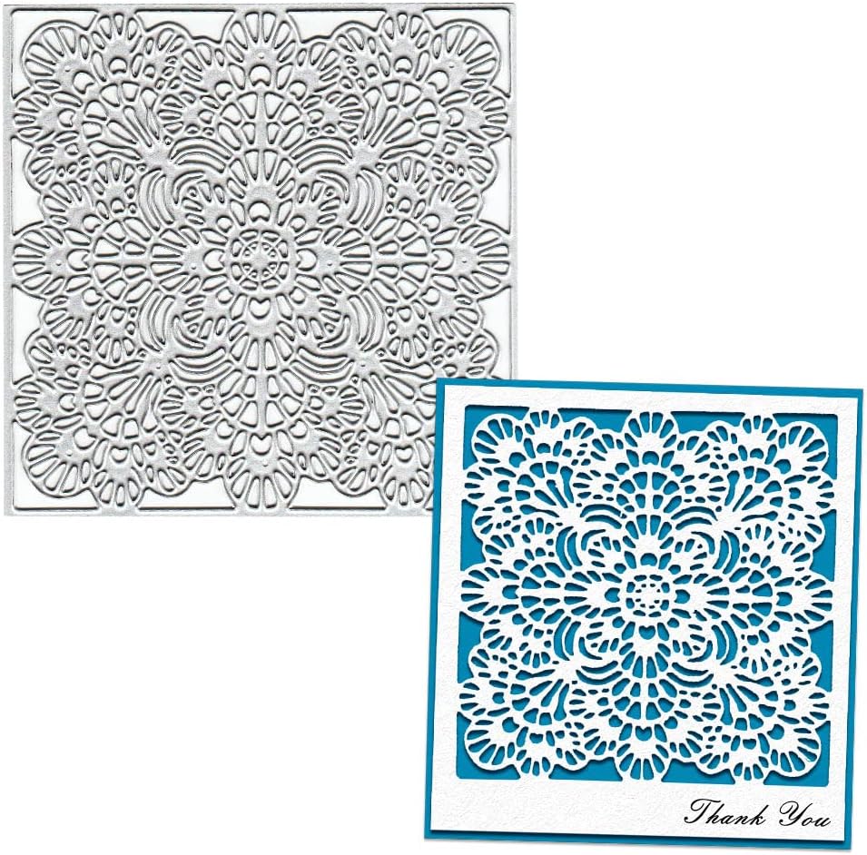 Hollow Flowers Frame Cutting Dies for Card Making and