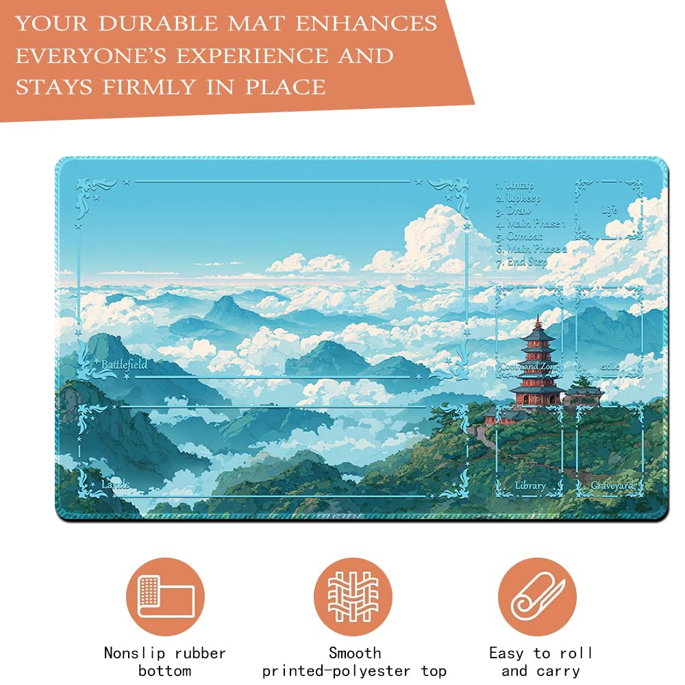MTG Playmat,With Waterproof Storage black Bag Szie 60 x 35CM - Image 3