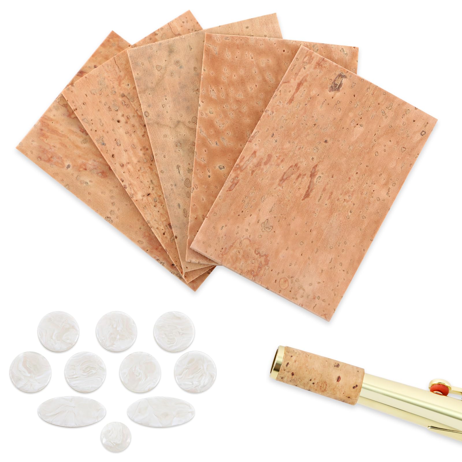 10 Fogli Di Sughero Per Sassofono - Universali Per Alto, Soprano E Tenore - Foto 9