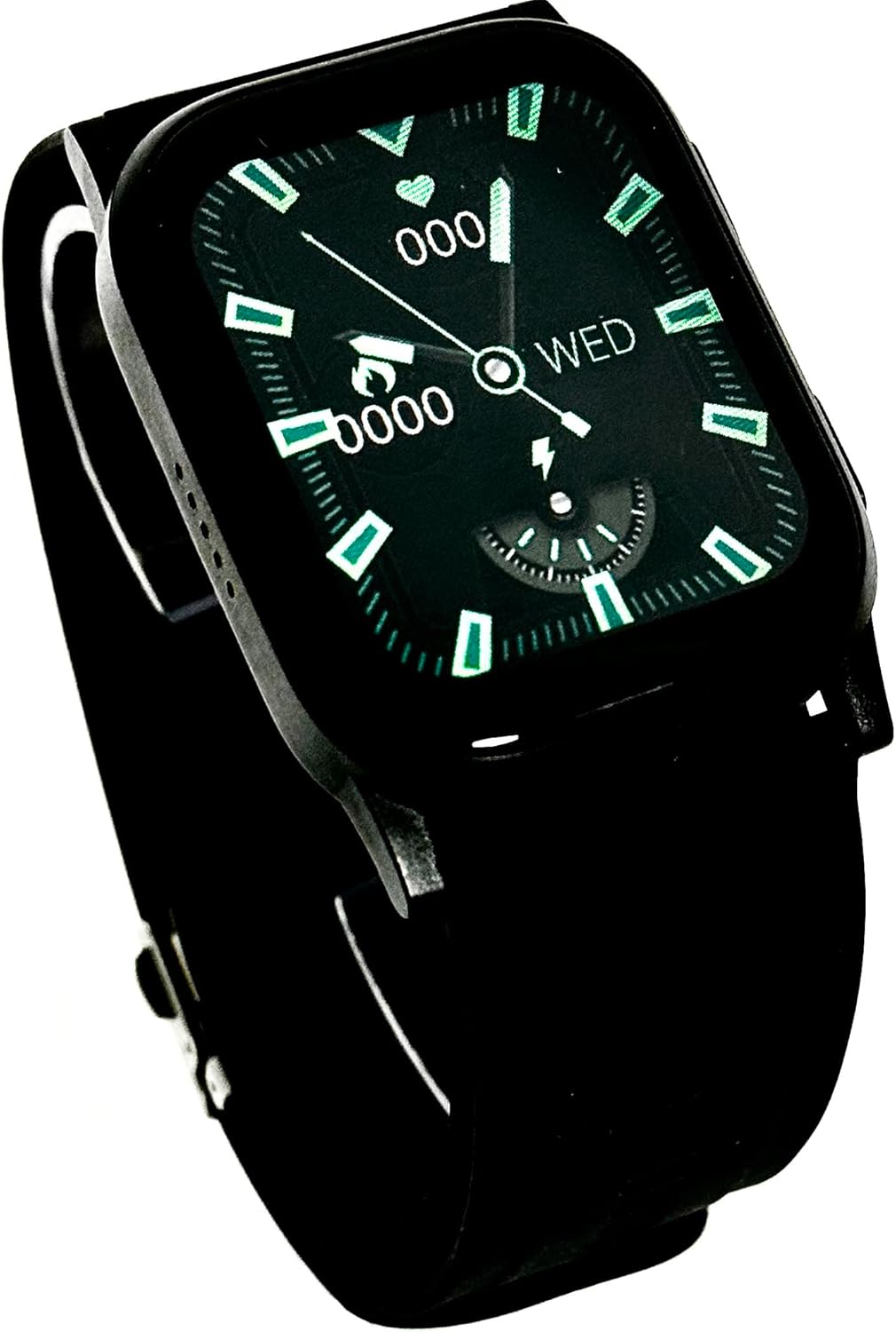 Fully Automatic Wrist Cuffed Blood Pressure Monitor Smart Watch – Real-Time BP, Heart Rate, SpO2, Sleep & Activity Tracking – Fitness & Health Smartwatch for Seniors & Adults