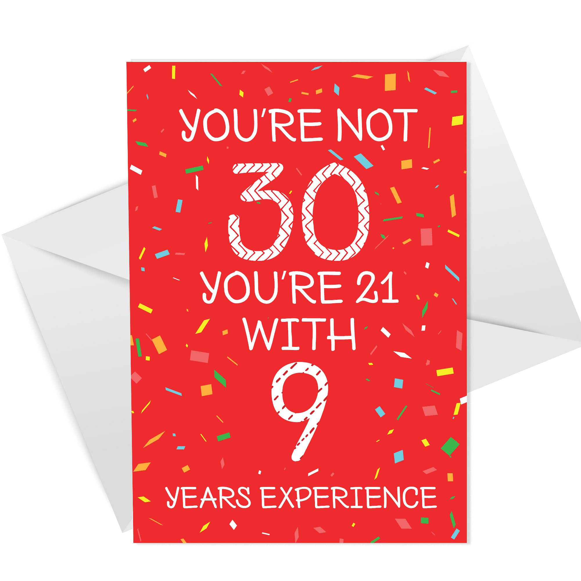 Quirky Funny 30th Birthday Card Novelty Friend Mum Dad Auntie Uncle Brother Sister