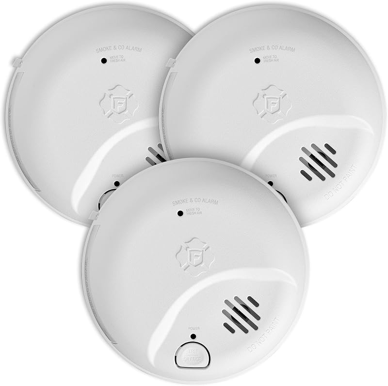 Hardwire Combination Smoke & Carbon Monoxide Alaram | SMICO105-AC, 10 Year Battery Backup