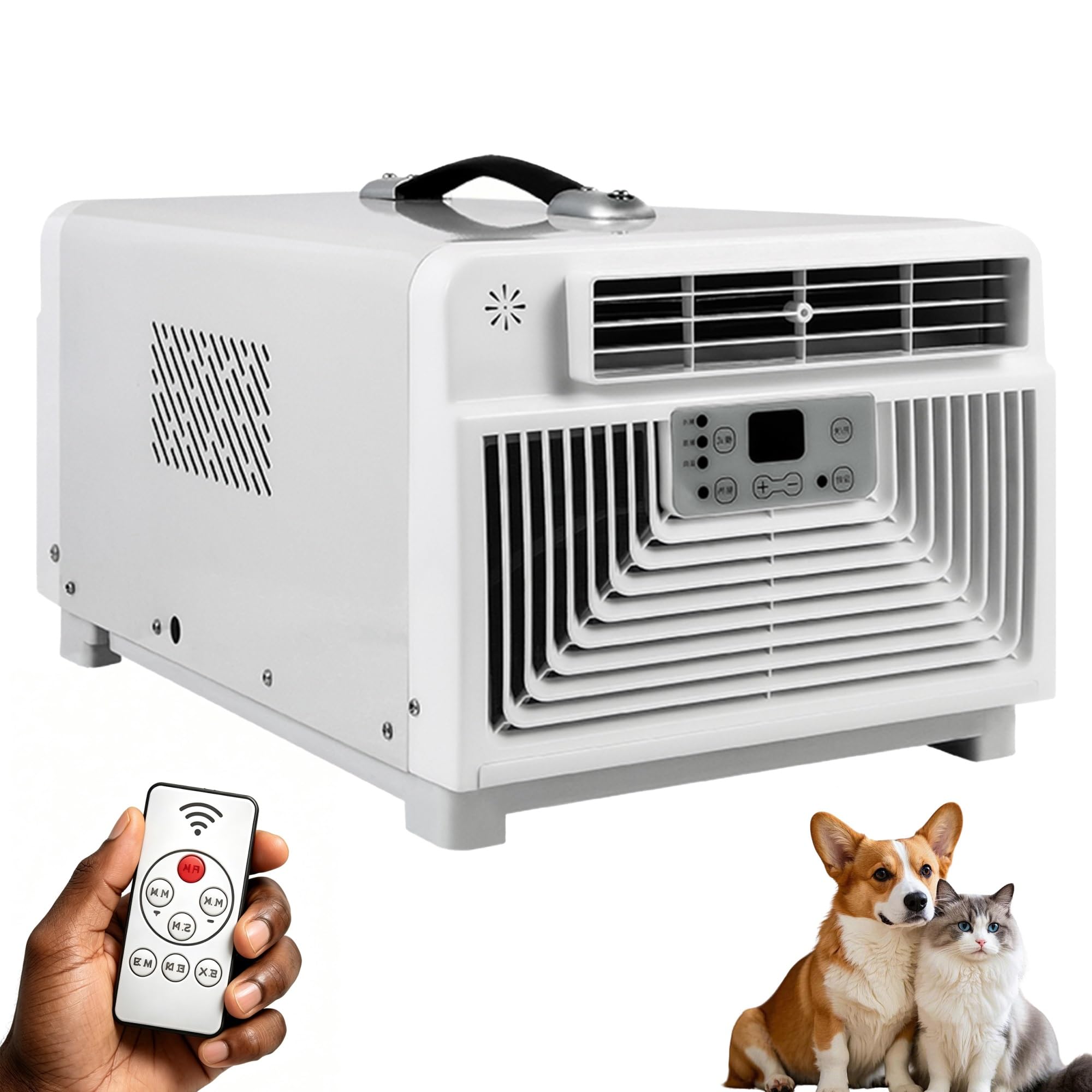Portable Air Conditioner for Car, Truck and RV – 3400 BTU Fast Cooling Compressor AC Unit, No-Drain Small Tent Air Conditioner for Road Trips, Camping Adventures, Garage, Boat