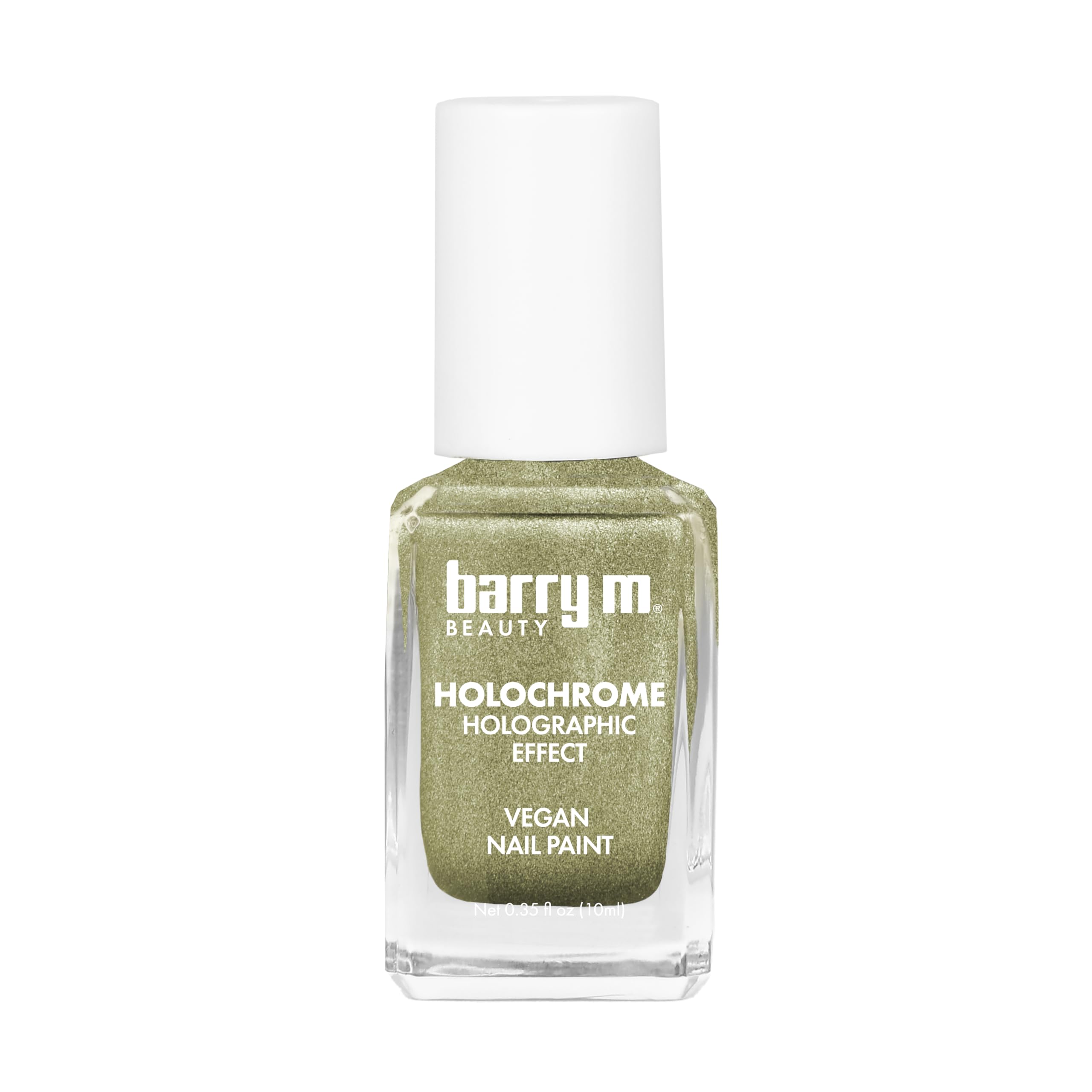 Barry M Holochrome Holographic Effect Nail Paint, in Shade Pistachio Prism | Shimmery Green Nail Polish