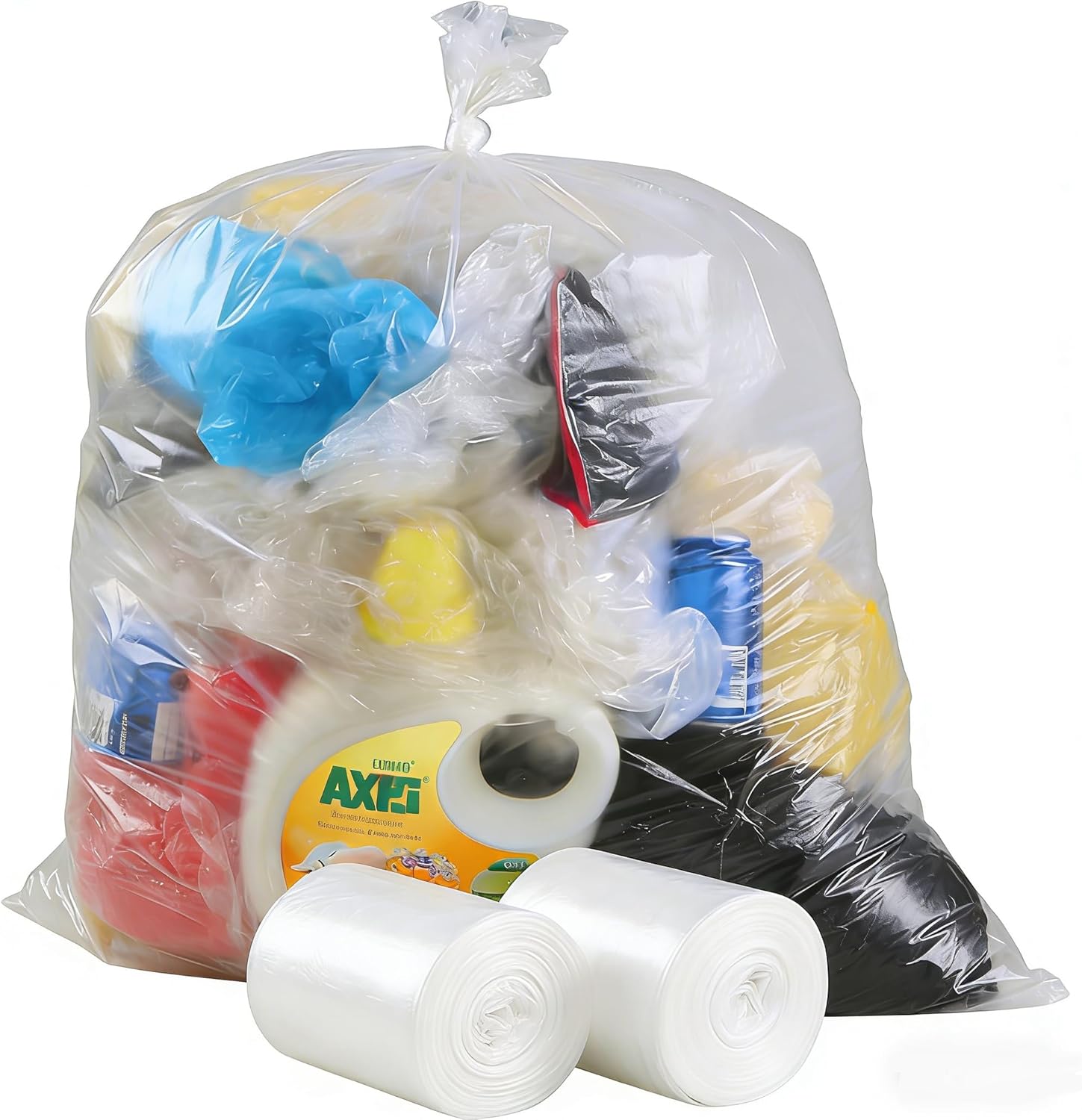 18 Gallon Clear Trash Bag, Heavy Duty, 70 Counts