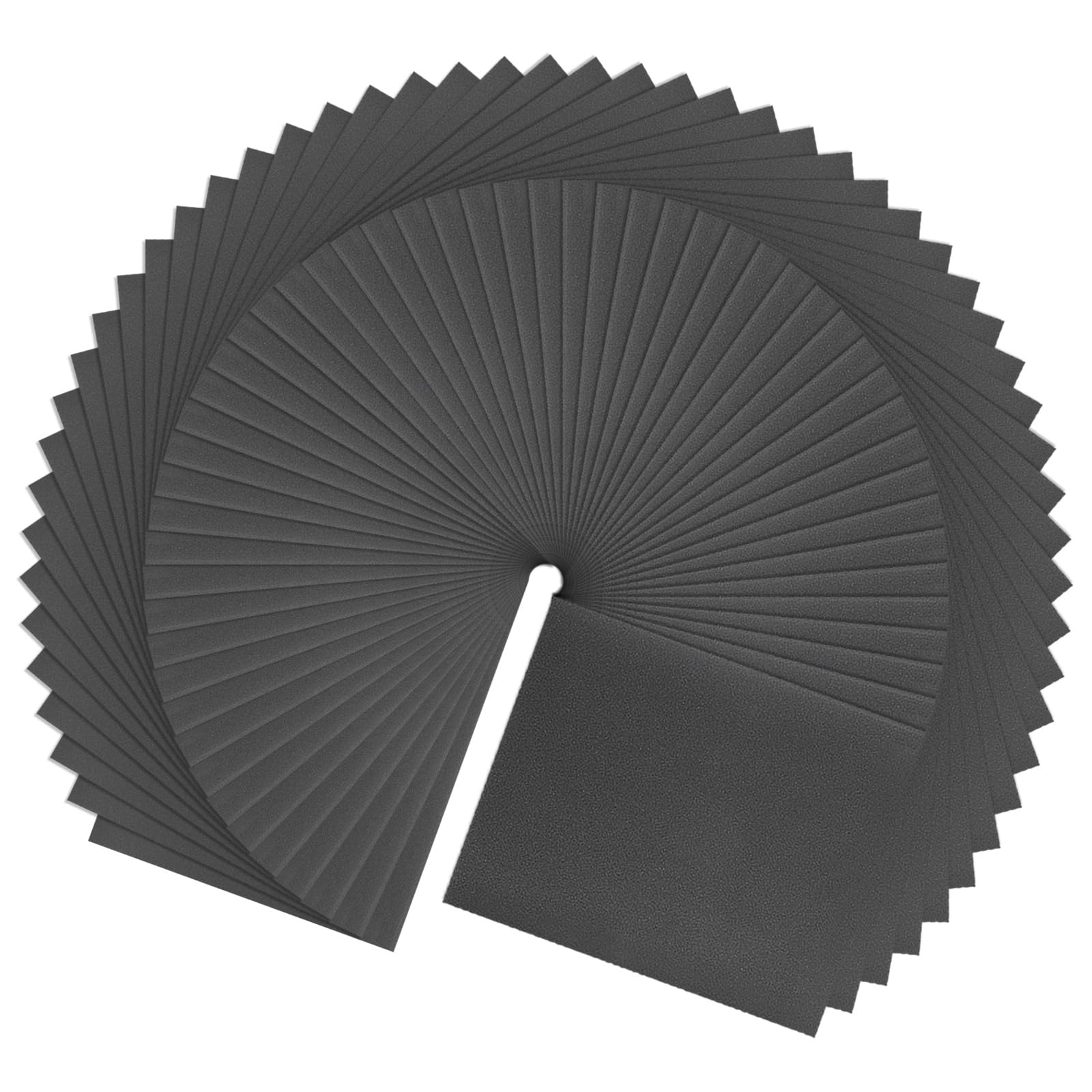 QUARKZMAN 100 Feuilles De Papier De Verre Grain 2000 9 x 11 Pouces Dos C En Carbure De Silicium Abrasif Pour Finition Du Bois, Ponçage Métallique, Polissage Automobile