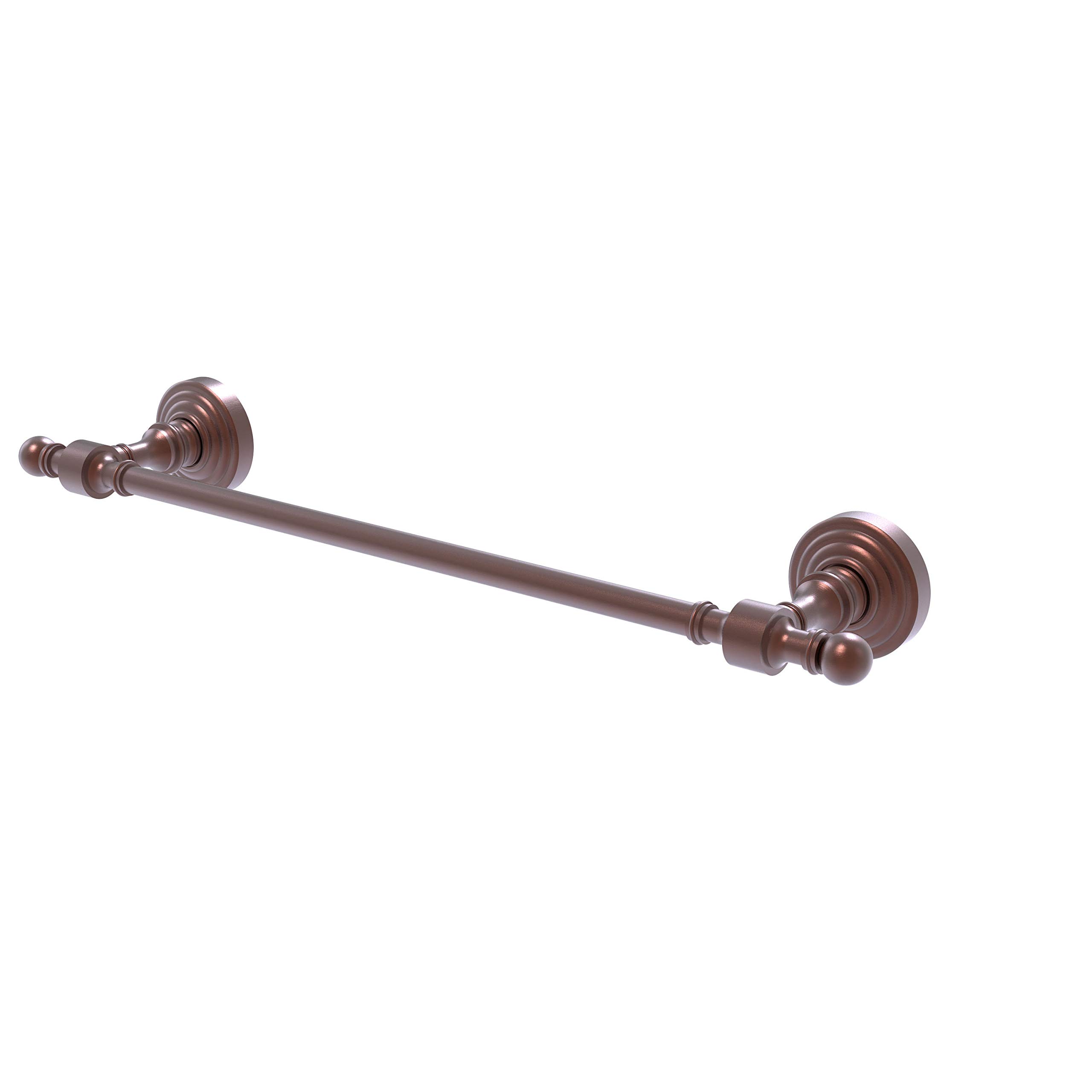 Allied Brass RW-31/18 Retro Wave Collection 18 Inch Towel Bar, Antique Copper