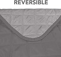 Vista 5 de PureFit Funda de Sofá Reversible Resistente al Agua para Sofá de Dos Plazas, Funda de Muebles Lavable a Máquina con Espuma Antideslizante y Correa