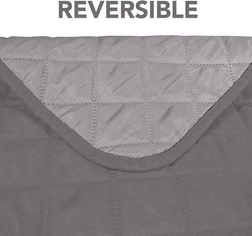 Miniatura 5 de PureFit Funda de sofá reversible resistente al agua, lavable a máquina, con espuma antideslizante y correa ajustable para perros, mascotas (sofá