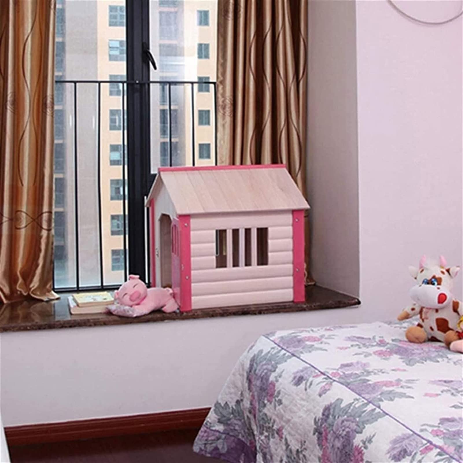 Dom dla psa Outdoor Pet House Pet House Cat House Hodowla Do użytku na zewnątrz Do użytku w pomieszczeniach Psy Kot Zamek Zdejmowany Łatwy do czyszczenia