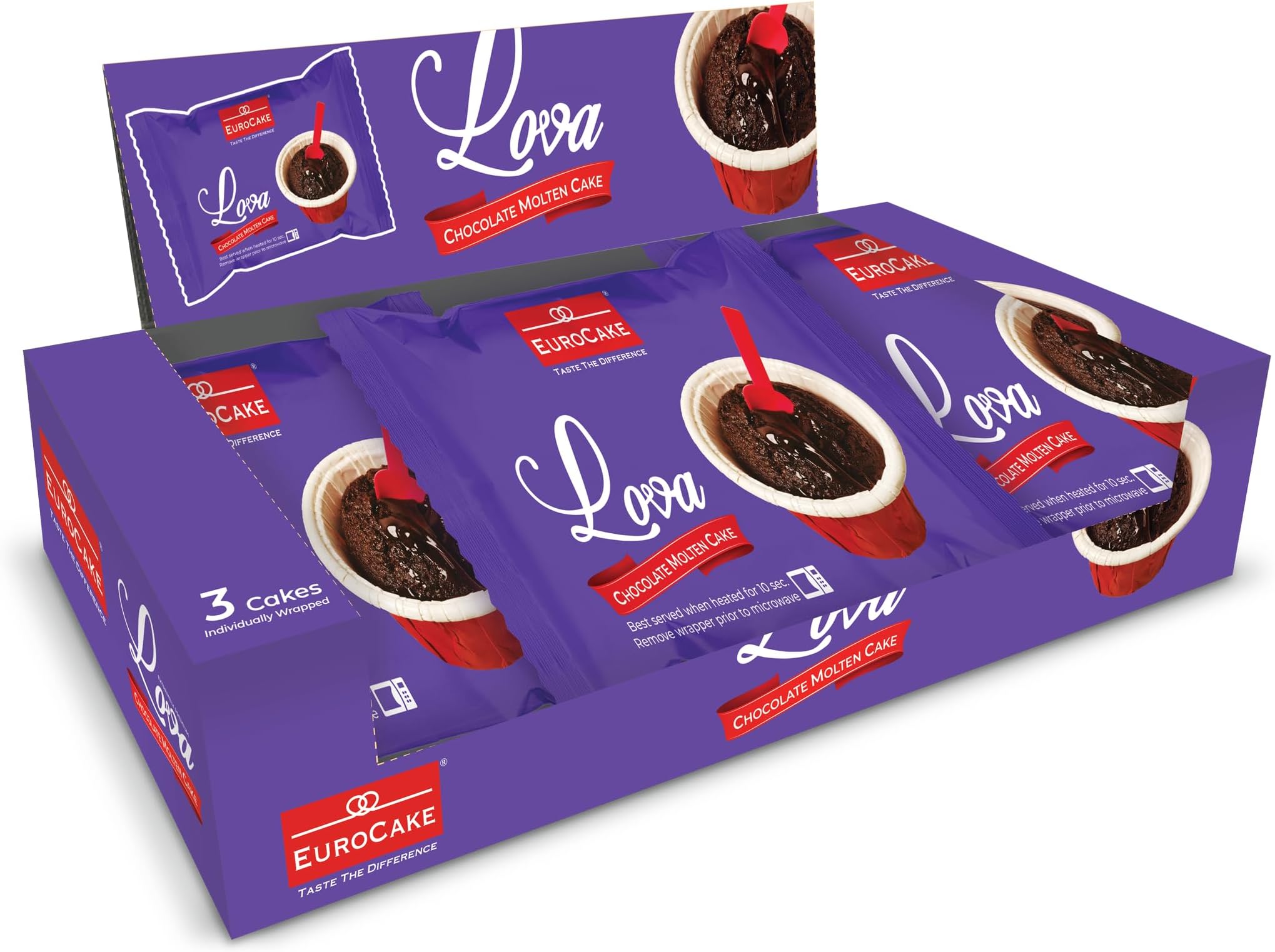 Euro Cake Lova Chocolate Molten Cake 50 g