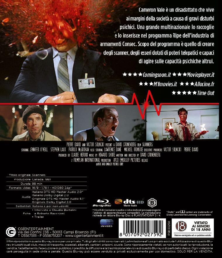 Image secondaire de Scanners [Blu-Ray] [Import]