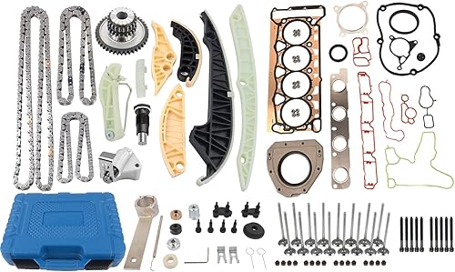 Kit de herramientas de cadena de distribución, juego de juntas de válvula de motor de repuesto para VW Jetta Golf GTI EOS Passat Beetle Audi A4 Q5