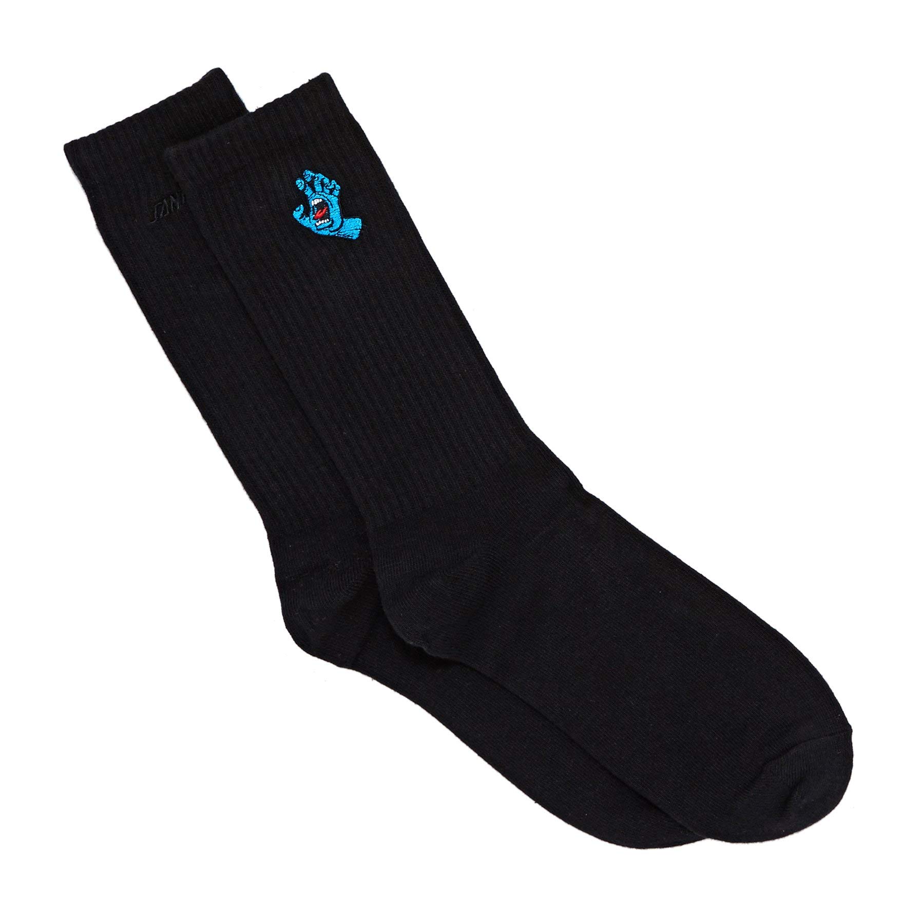 Santa Cruz Men's Black Screaming Mini Hand Socks One Size