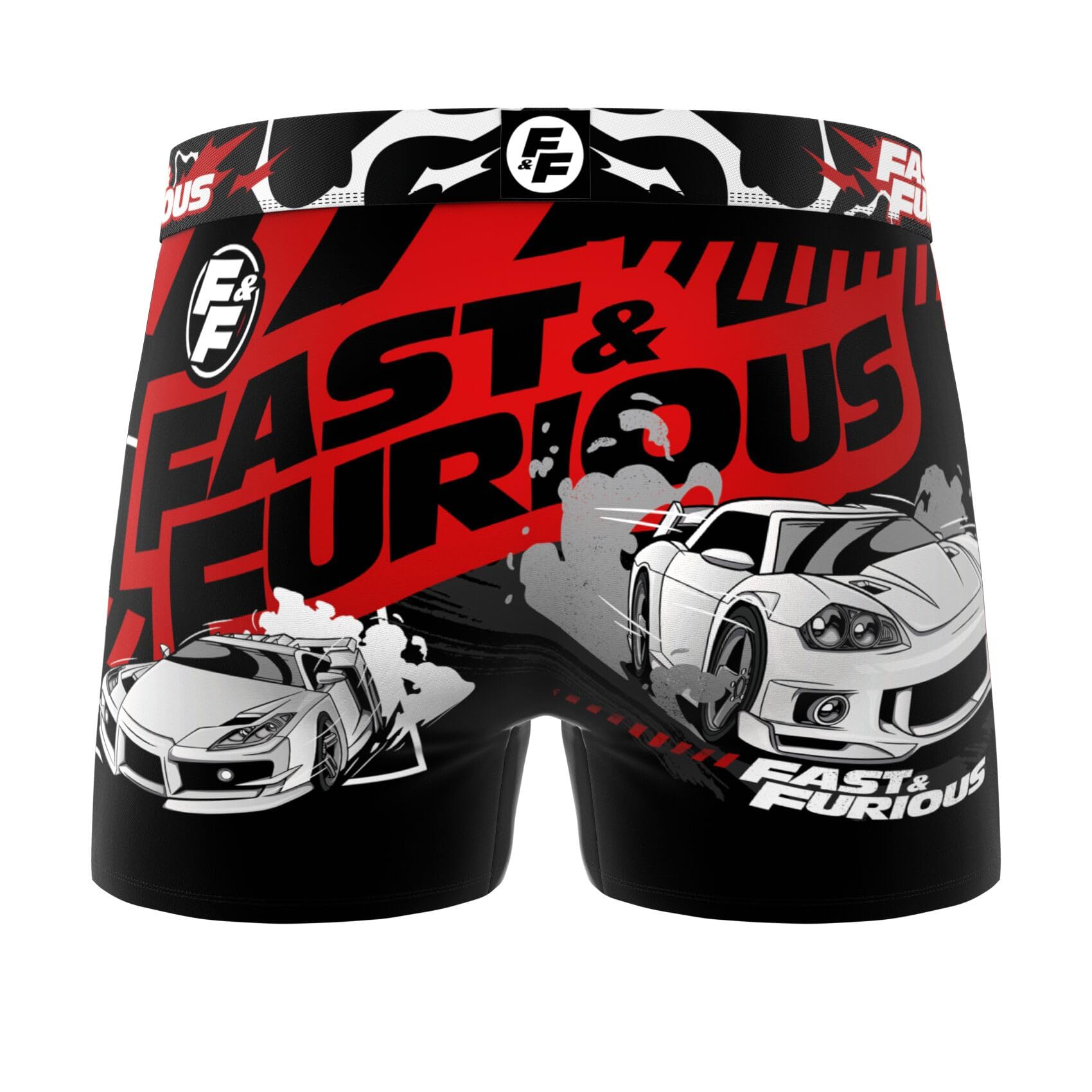 Freegun Boxer Enfant Fast and Furious, Caleçon Garçon, Confortable & Ultra-Doux (Lot de 3)