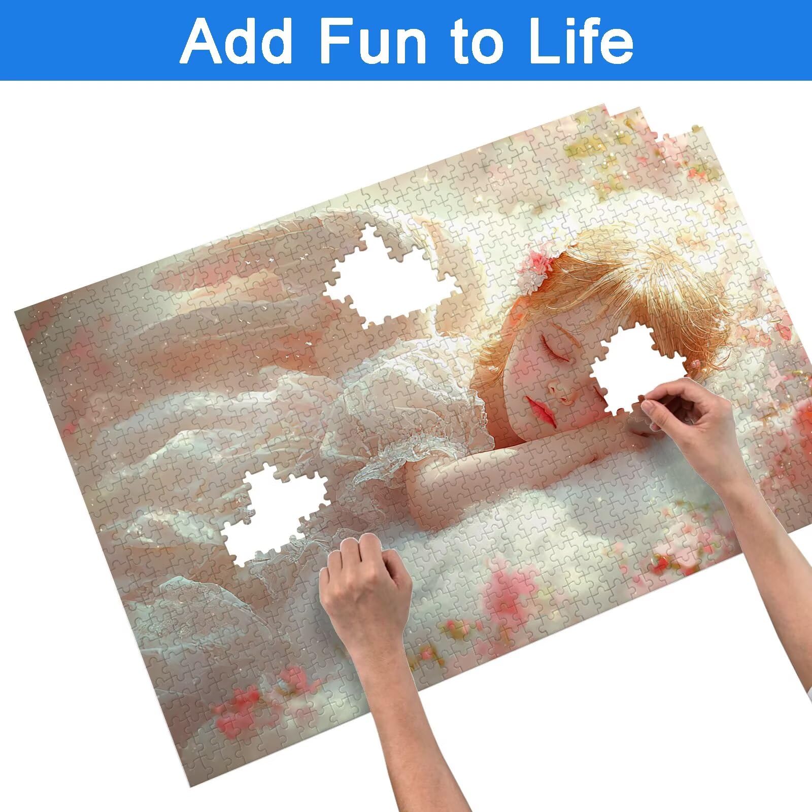 Puzzle 6000 Teile, Engel Puzzle 6000 Teile Erwachsene, Klassische Puzzles Mädchen, Holzpuzzle Erwachsene, Puzzlespiele für Die Ganze Familie, Geschenke für Frauen, Geschenke für Männer, Dekor, -9023