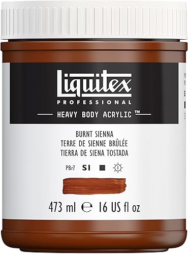 Vista 144 de Liquitex Pintura acrílica profesional de alto espesor, envase de 473 ml, tono carmesí alizarina permanente