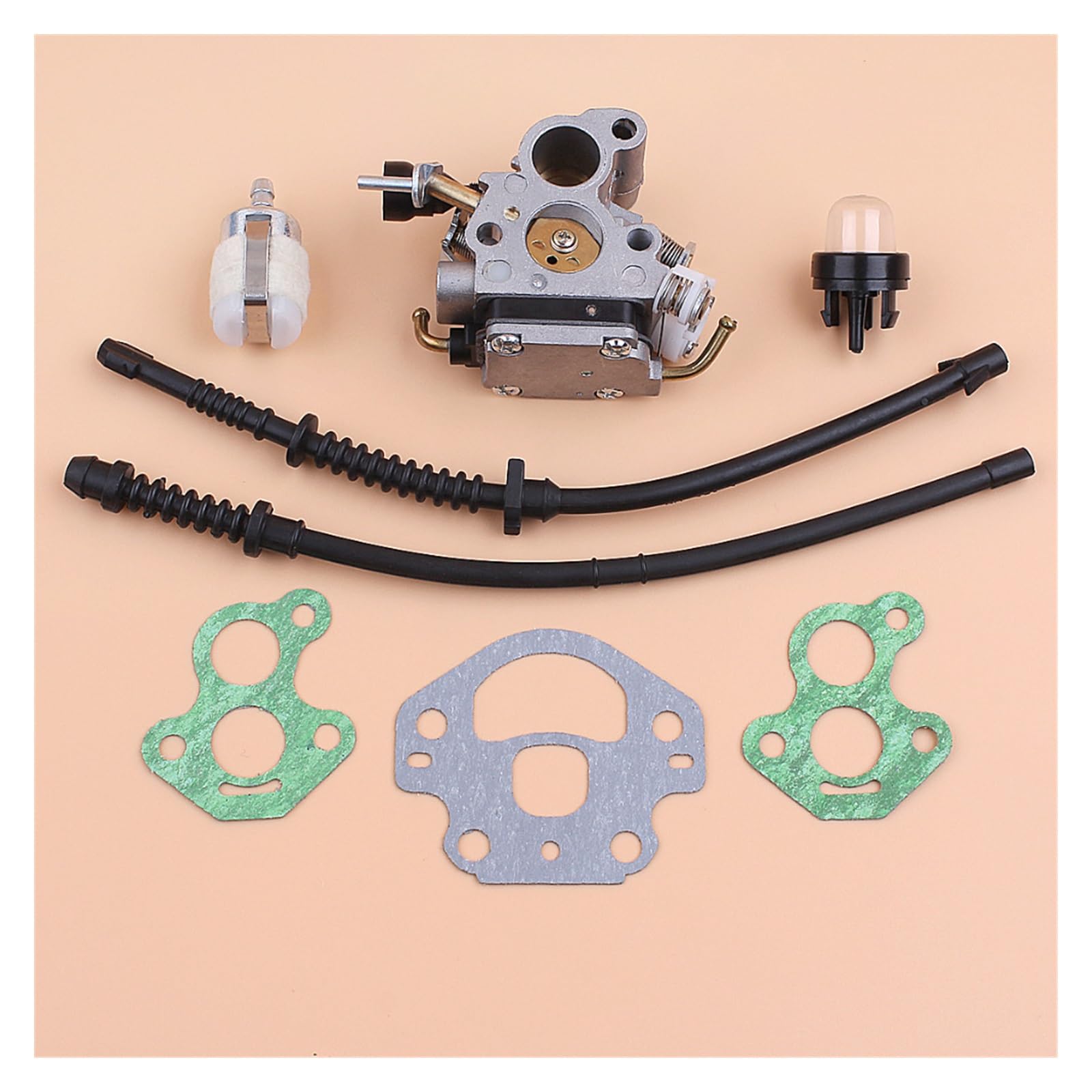 Kit de Filtro de Manguera de Combustible de la Junta del carburador for Husqvarna 435 440 43 5e 440e for jonsared CS410 CS2240 Motosierra for zama C1T-EL41A