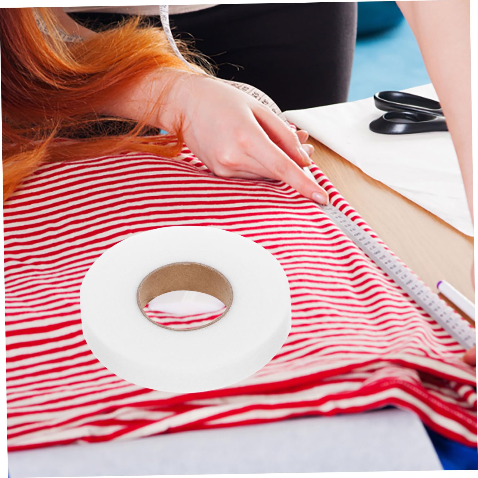 TEHAUX 8rouleaux Ruban Adhésif Thermocollant Double Face Pour Ourlets Pour Vêtements Rideaux Et Projets Diy