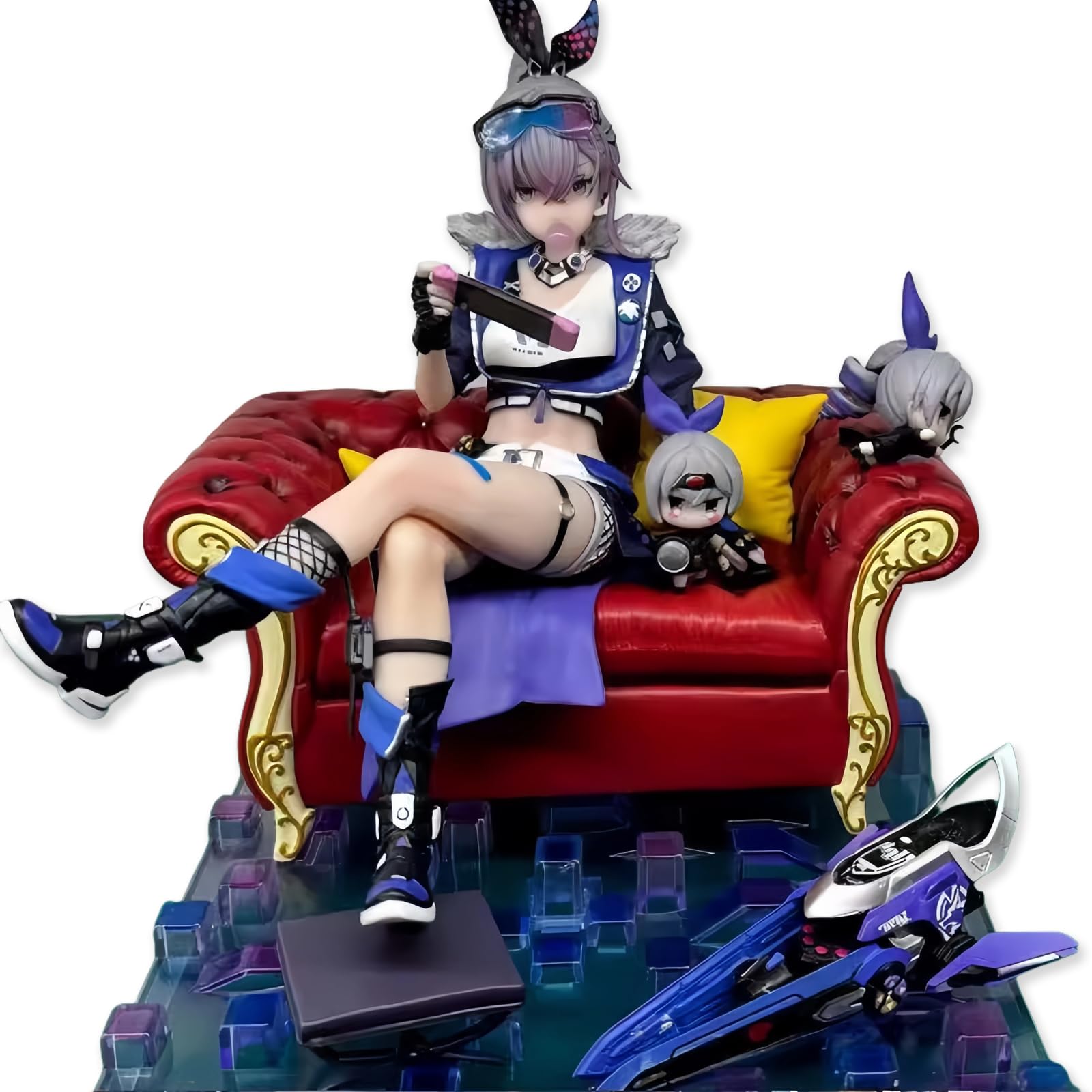 Amazon.co.jp: 銀狼 ぎんろう Silver Wolf フィギュア 23cm PVC製 塗装