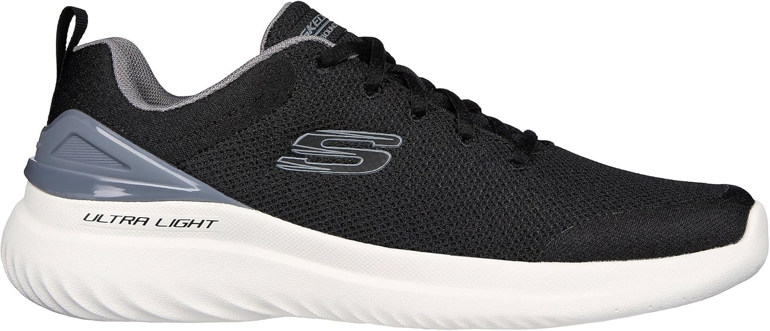 Skechers Mens Bounder 2.0 Walking Shoes 10 Black