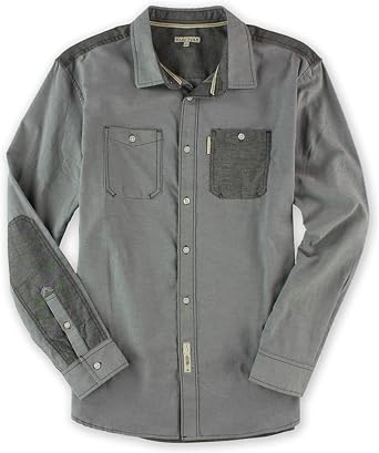 Marc Ecko Mens Utility Ox Ls Button Up Shirt