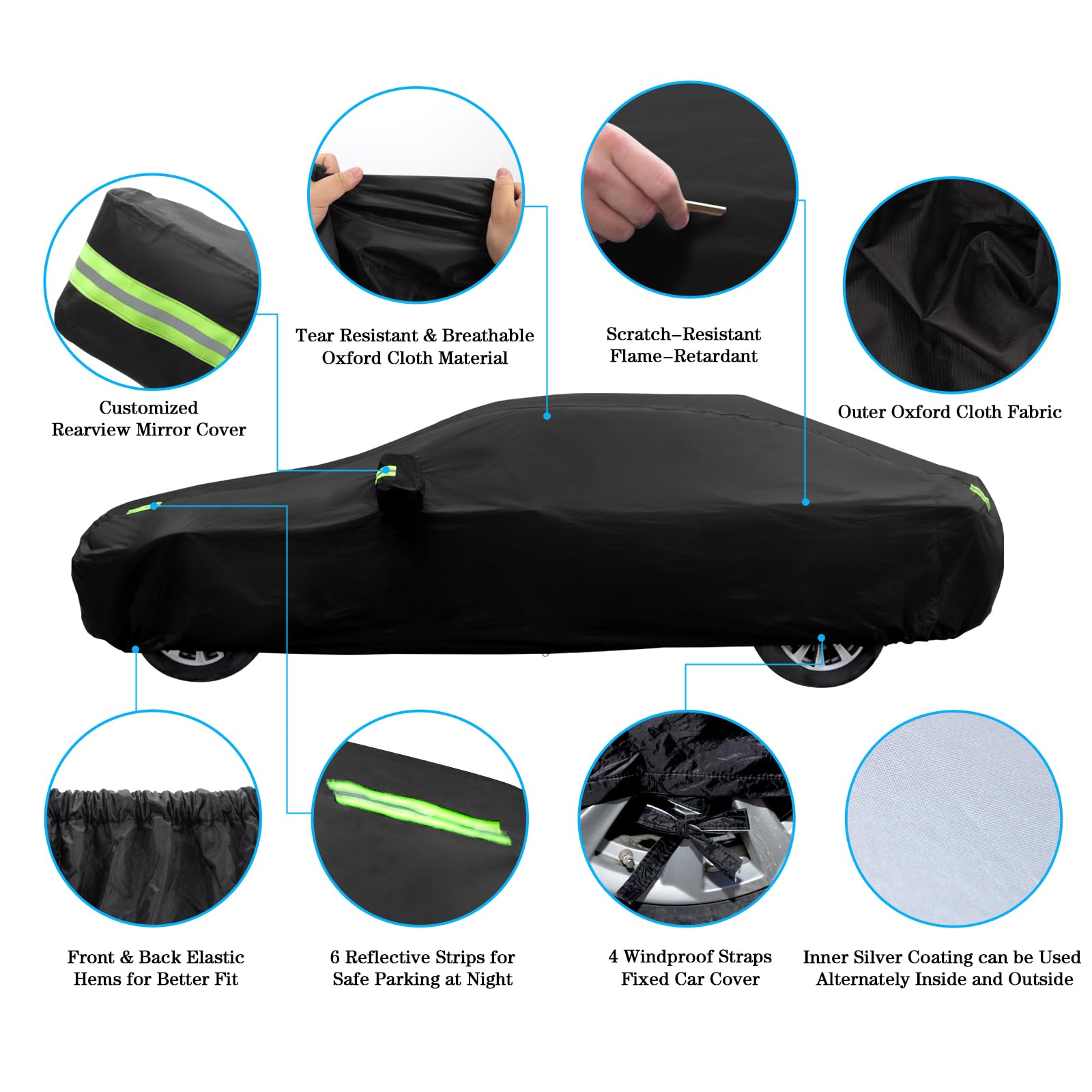 3 Layer Lightweight Custom Fit Car Cover For Dodge Challenger