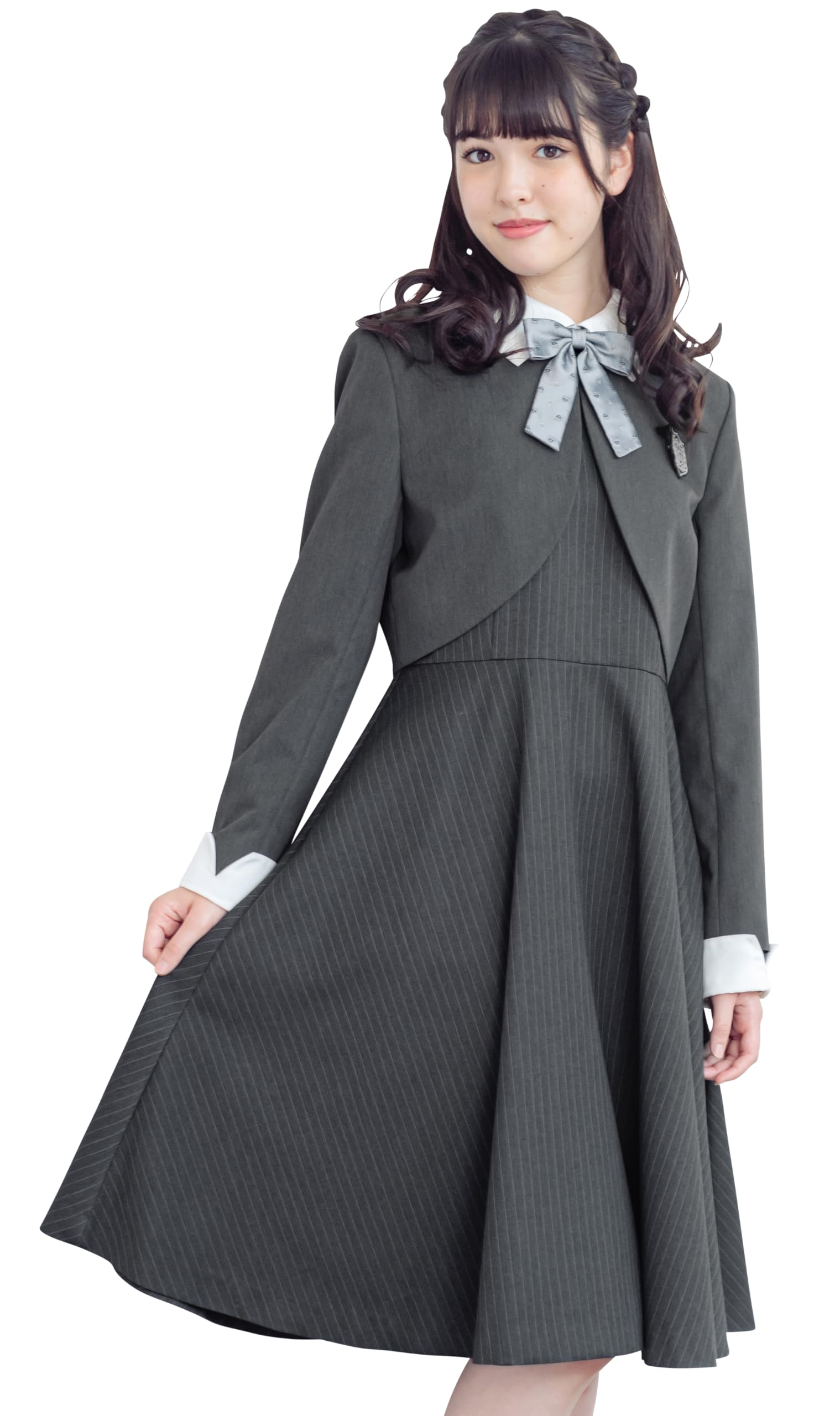 ネネ様✨アリサナ ボレロ ワンピース フォーマル 卒服 卒業式 ネイビー 160 ネネ様✨アリサナ ボレロ ワンピース フォーマル 卒服 卒業式