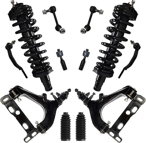 Miniatura 9 de Detroit Axle - Kit de suspensión delantera 2WD para Ford F-150 2004-2005, 2 brazos de control superiores, 2 rótulas inferiores, 2 barras