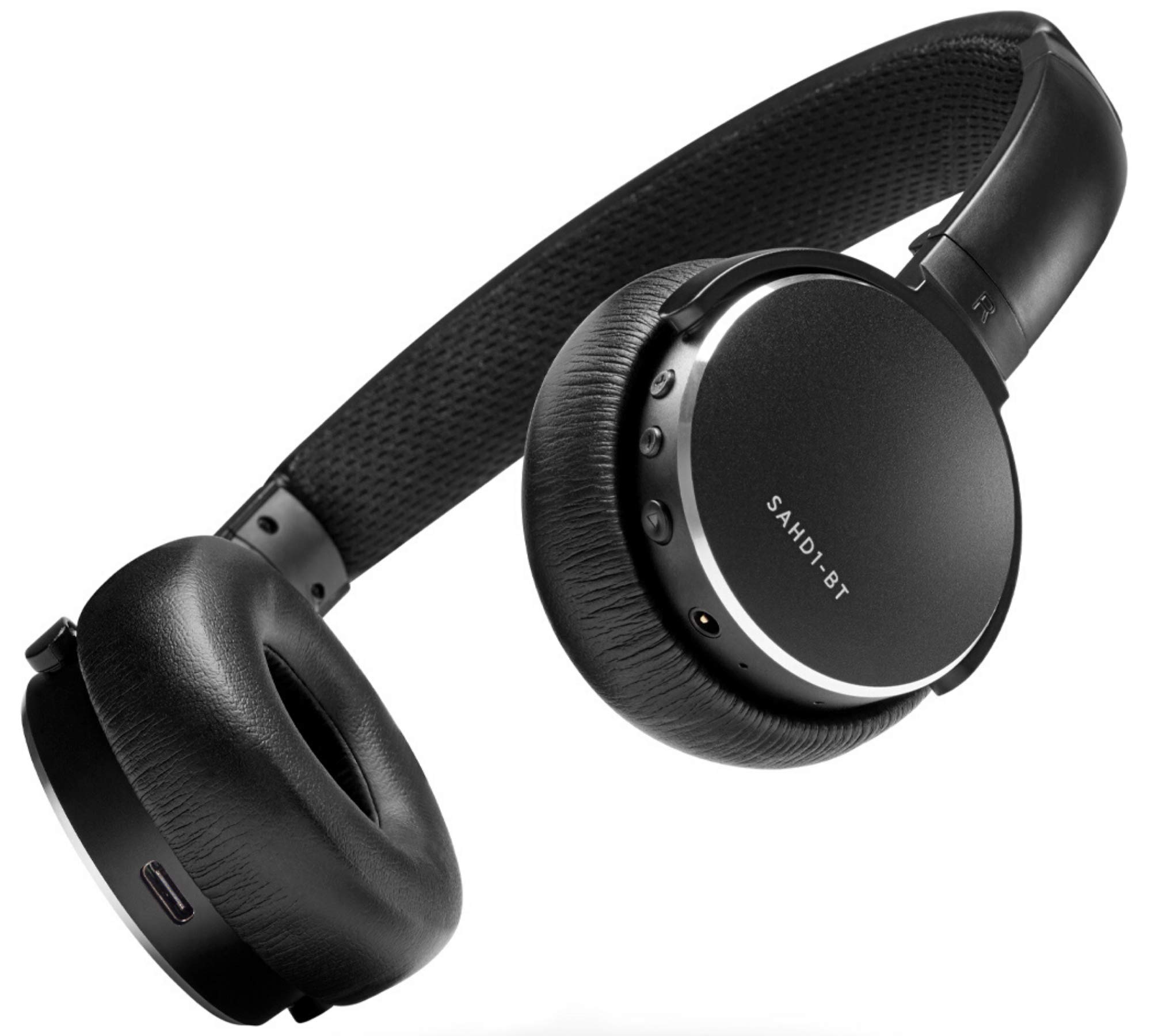 Status Audio BT One Wireless On-Ear Headphones - Bluetooth 5.0. 30 Hours of Battery, USB-C + Quick Charge, Award Winning Sound + Minimalist Metal Design, Matte Finish (Jetblack)