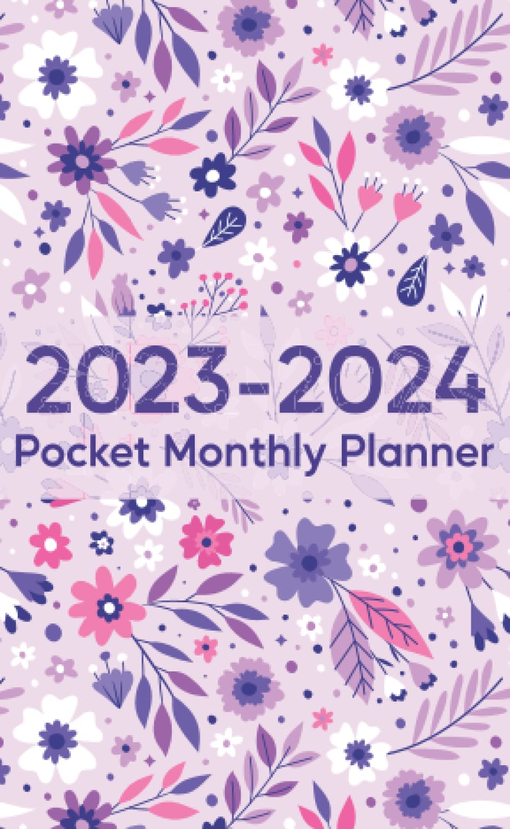 Buy 20232024 Pocket Monthly Planner Floral Cover 2 Year Monthly