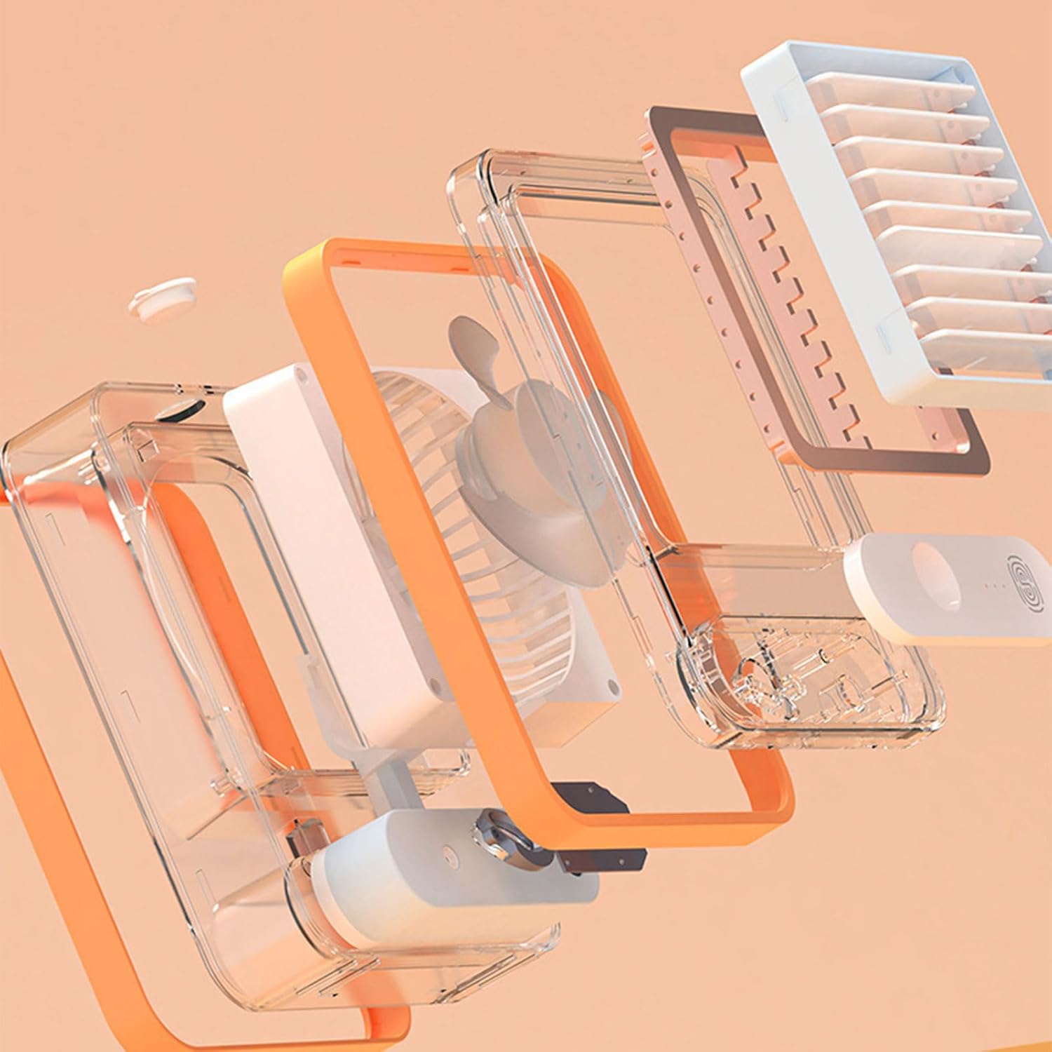 Portable Air Conditioners Household Spray Refrigeration Small Conditioners Indoor Water Electric Fan Night Light Fan Spray